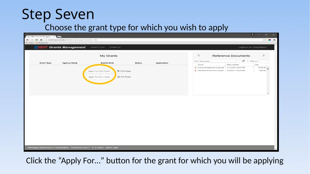 Grant Management System 5310/5311 Application - slide 17 of 44