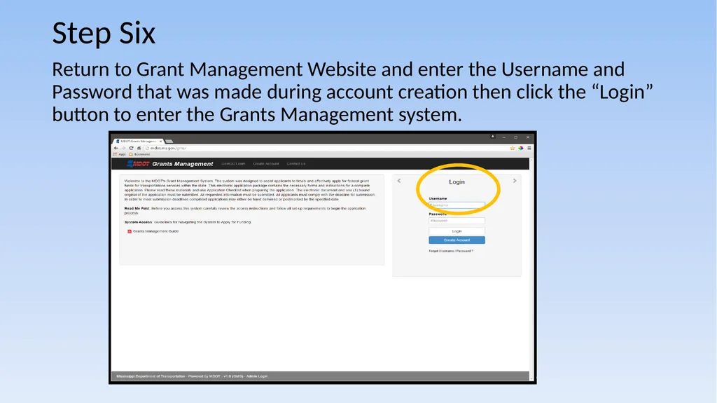 Grant Management System 5310/5311 Application - slide 11 of 44