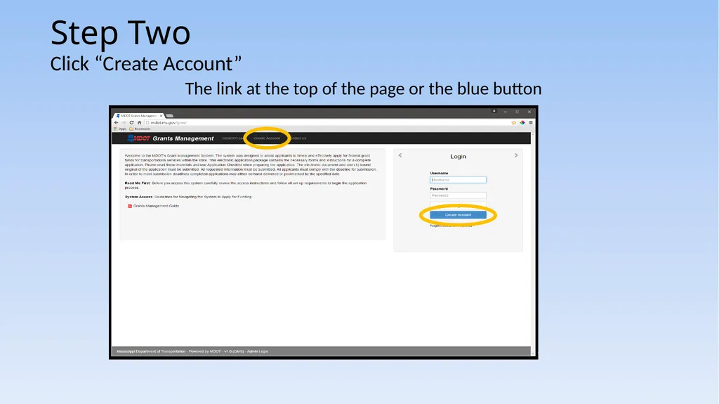 Grant Management System 5310/5311 Application - slide 5 of 44