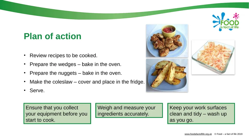 Take out? Cook in! Aims and objectives Aim To make - slide 8 of 14