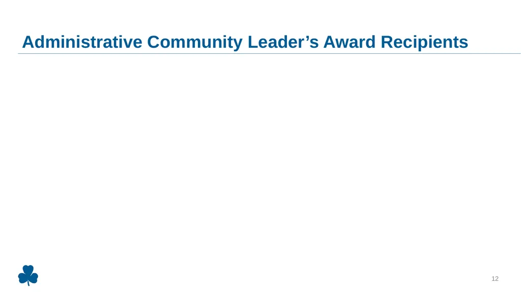 Local Recognition Ceremony Community Introducing - slide 12 of 24