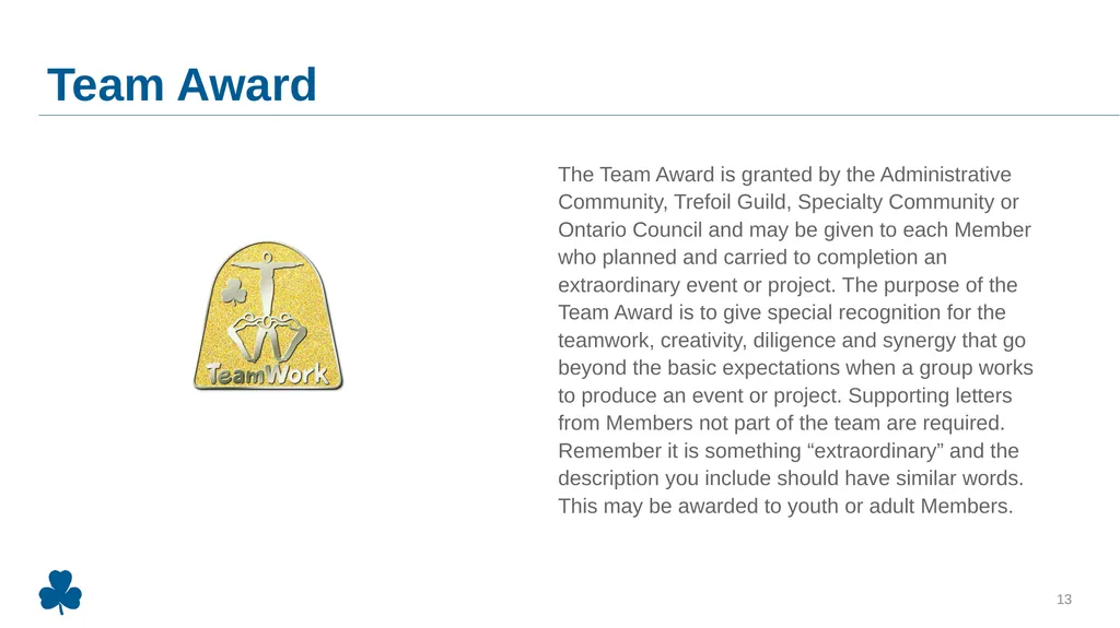 Local Recognition Ceremony Community Introducing - slide 13 of 24
