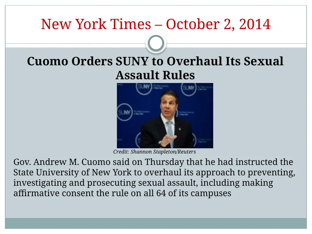 Title IX training for SUNY Cobleskill Student - slide 3 of 36
