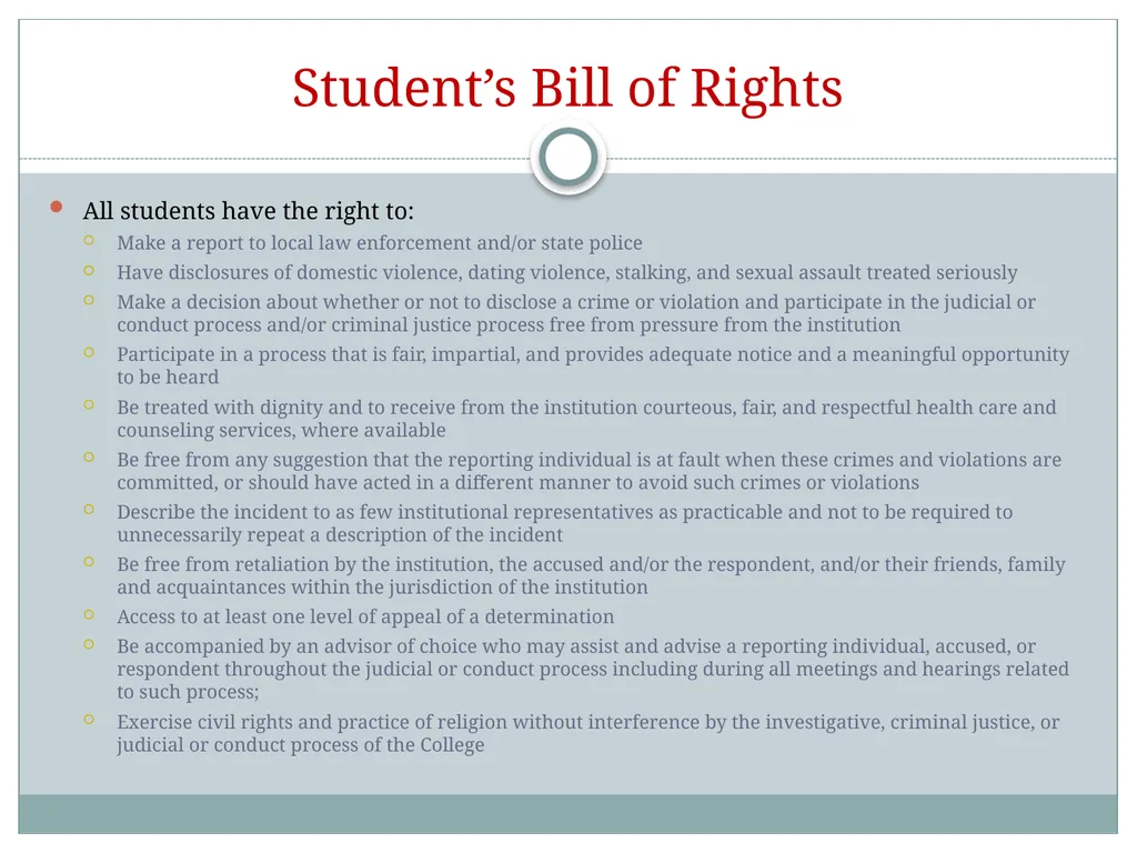 Title IX training for SUNY Cobleskill Student - slide 29 of 36