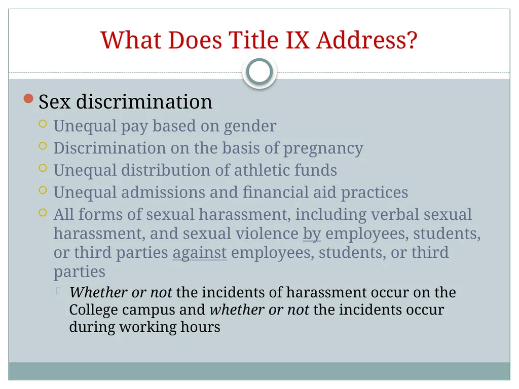 Title IX training for SUNY Cobleskill Student - slide 6 of 36