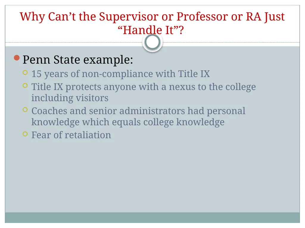 Title IX training for SUNY Cobleskill Student - slide 13 of 36