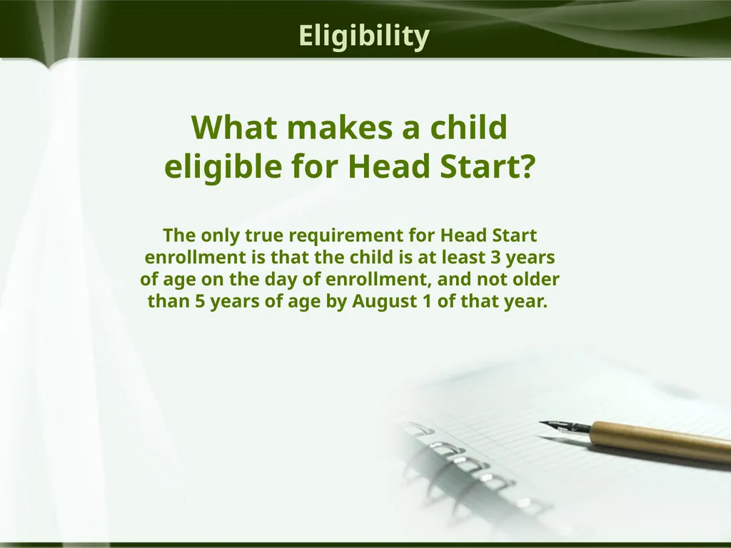 Head Start ERSEA Training 2026-27 Eligibility - slide 5 of 103