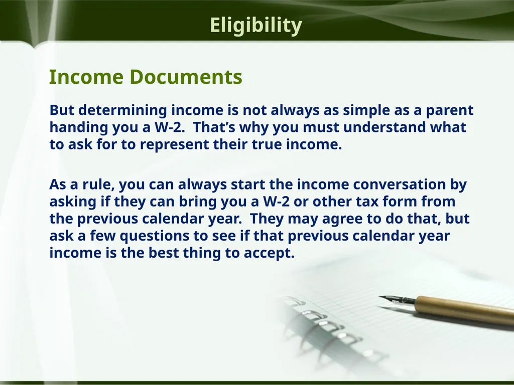Head Start ERSEA Training 2026-27 Eligibility - slide 59 of 103