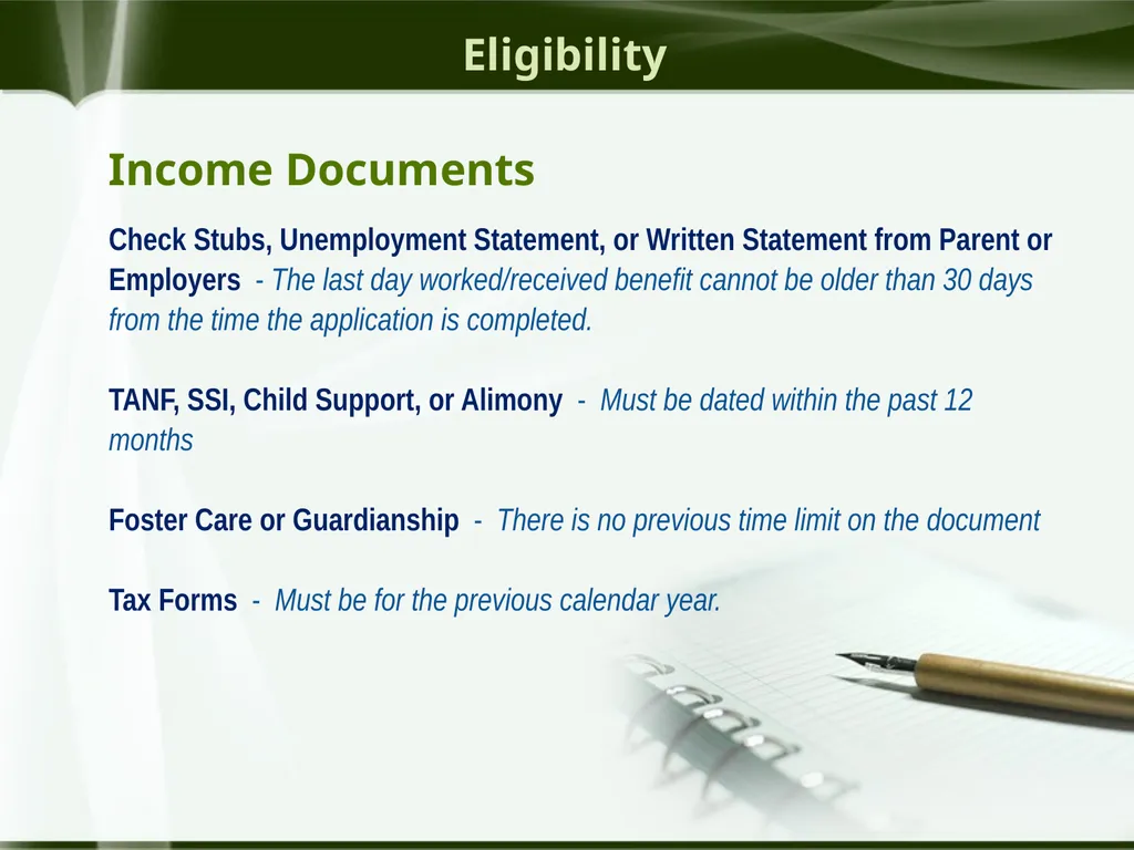 Head Start ERSEA Training 2026-27 Eligibility - slide 72 of 103