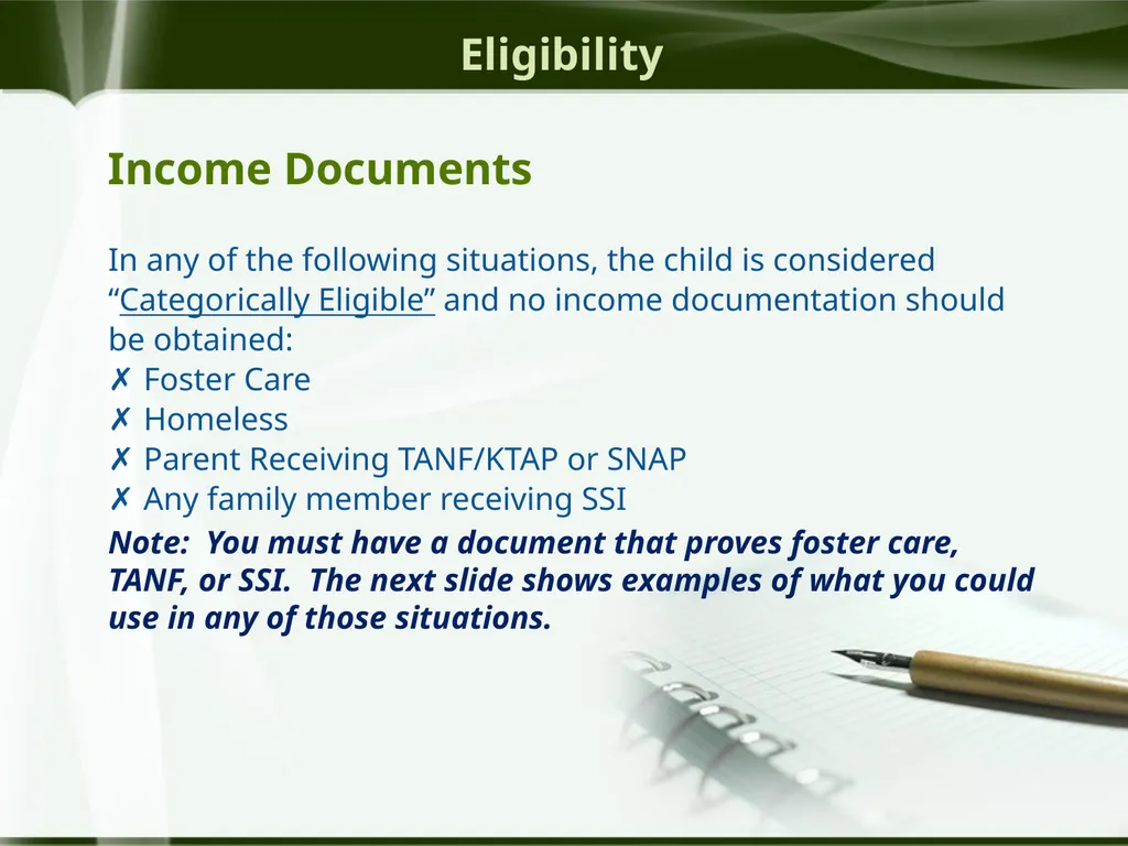 Head Start ERSEA Training 2026-27 Eligibility - slide 73 of 103