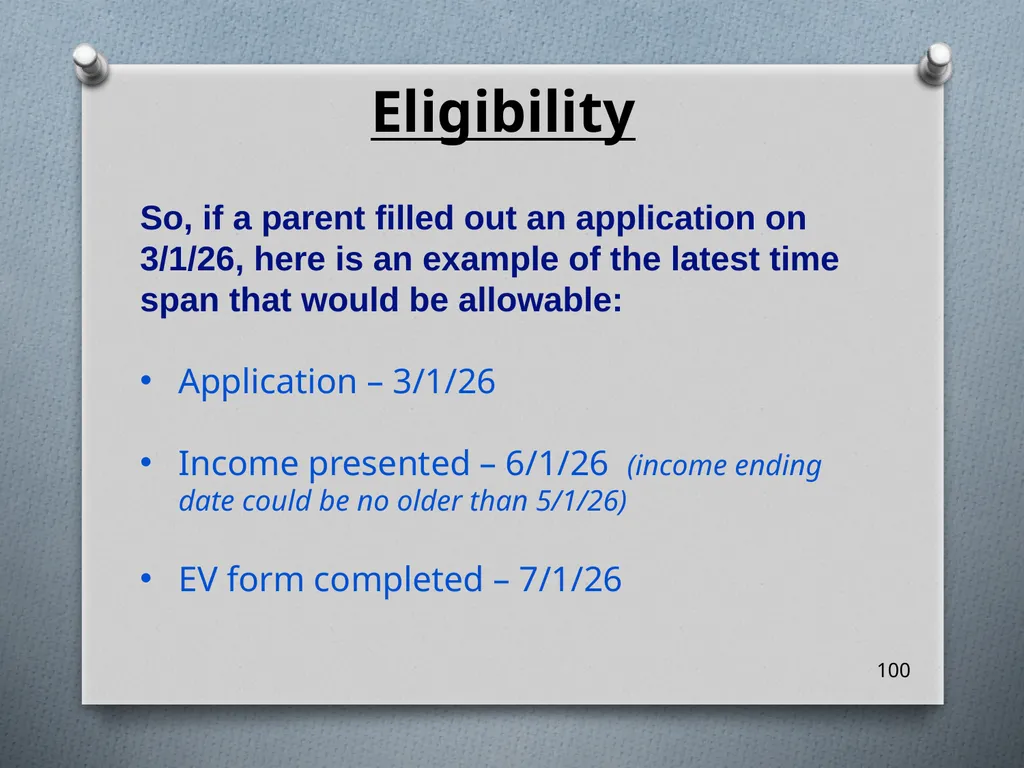 Head Start ERSEA Training 2026-27 Eligibility - slide 100 of 103