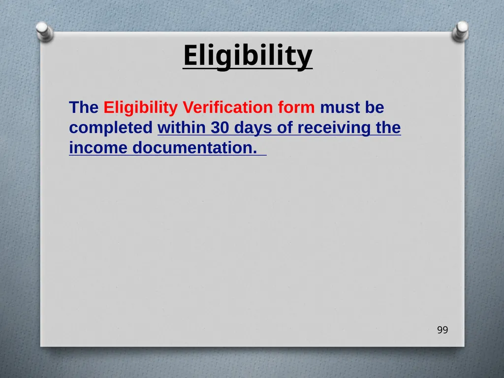 Head Start ERSEA Training 2026-27 Eligibility - slide 99 of 103