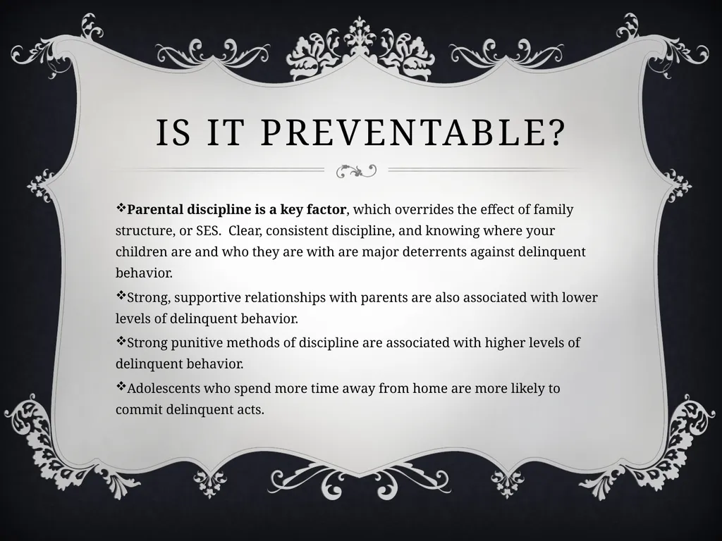 Juvenile delinquency By: The Second Group (hold - slide 21 of 22