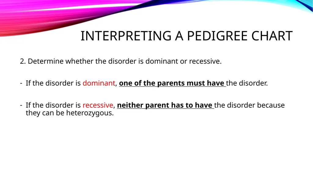 pedigree overview What is a pedigree? Definition - slide 12 of 42