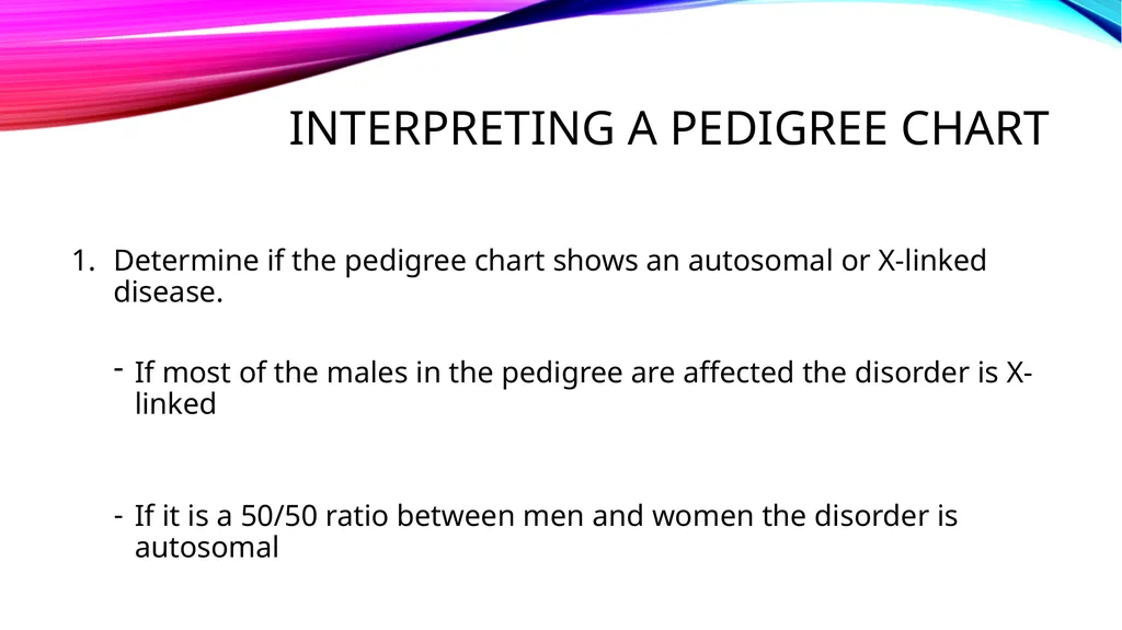 pedigree overview What is a pedigree? Definition - slide 9 of 42