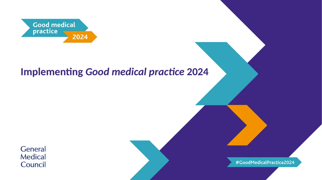 Implementing Good medical practice 2024 - slide 1 of 39