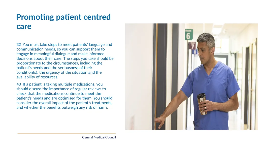 Implementing Good medical practice 2024 - slide 21 of 39