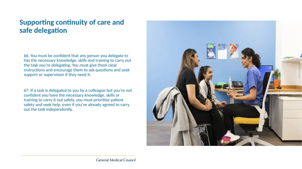 Implementing Good medical practice 2024 - slide 31 of 39
