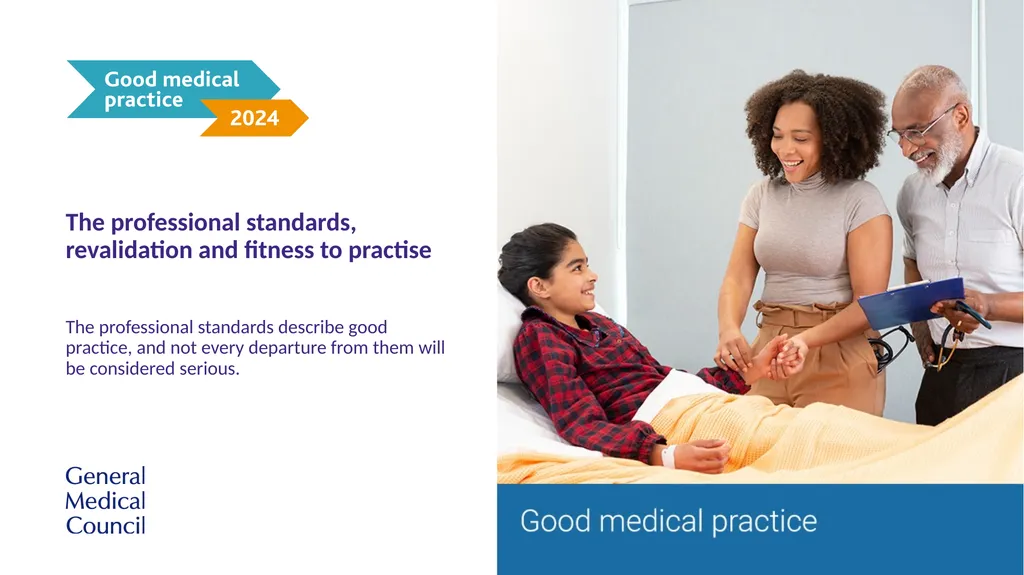 Implementing Good medical practice 2024 - slide 14 of 39