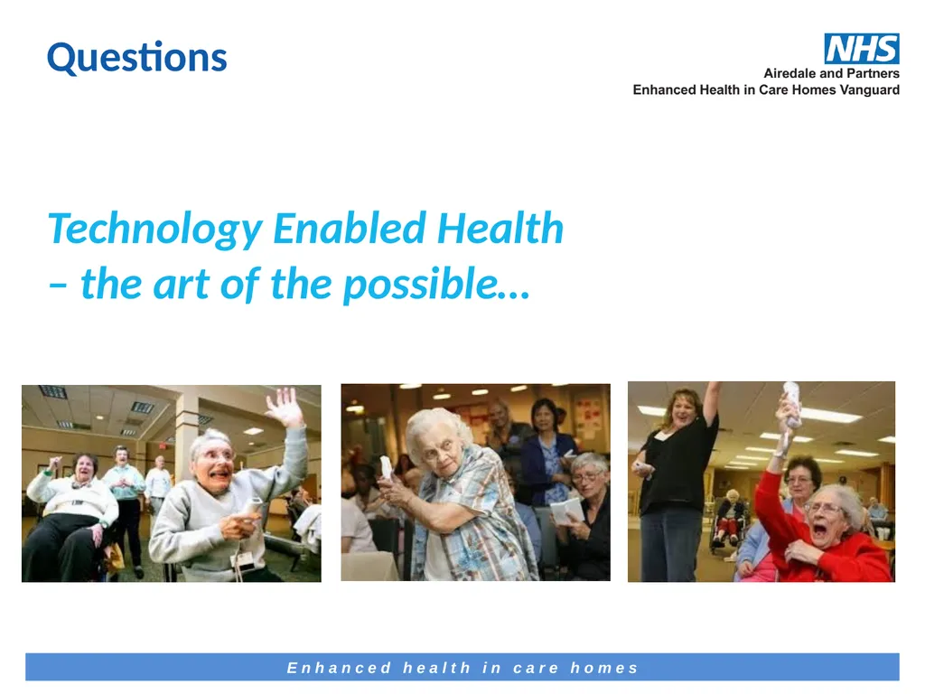 The how, why and what of telemedicine in care - slide 24 of 24