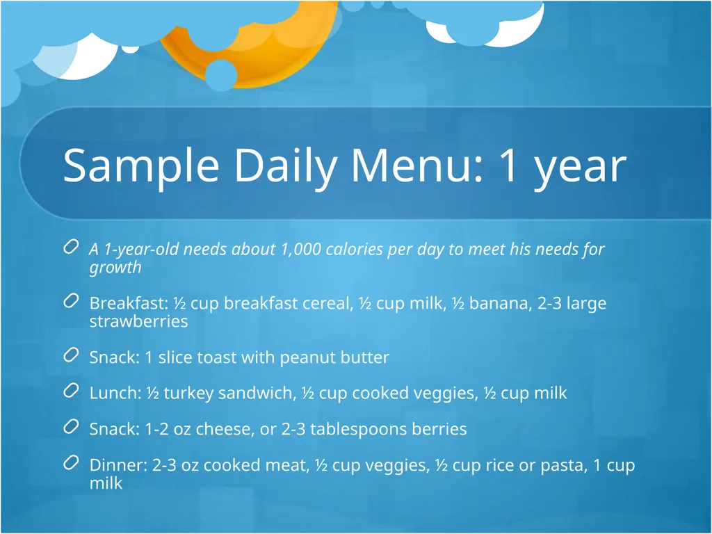 Infant and Toddler Nutrition Continuity Clinic - slide 13 of 22
