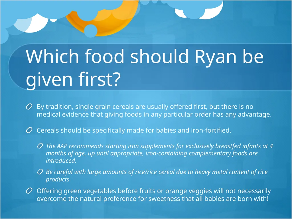 Infant and Toddler Nutrition Continuity Clinic - slide 6 of 22