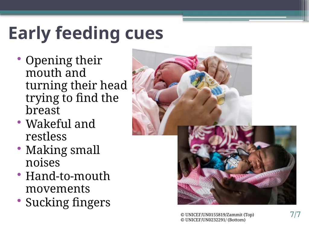 Session 7. Postnatal practices to support - slide 7 of 9