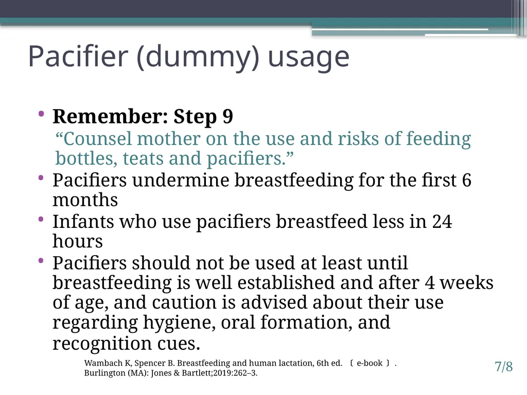 Session 7. Postnatal practices to support - slide 8 of 9