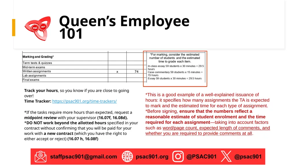 PSAC 901 Member Orientation The Union of Graduate - slide 8 of 14