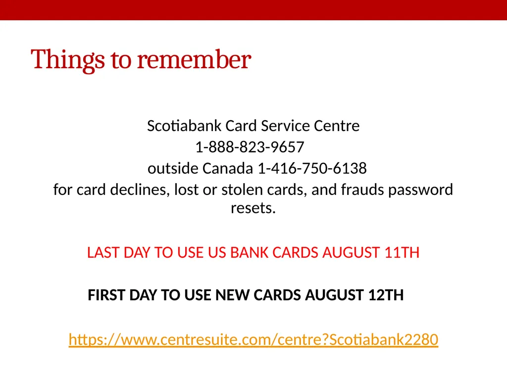 CentreSuite – User Guide Card program Why the - slide 18 of 18