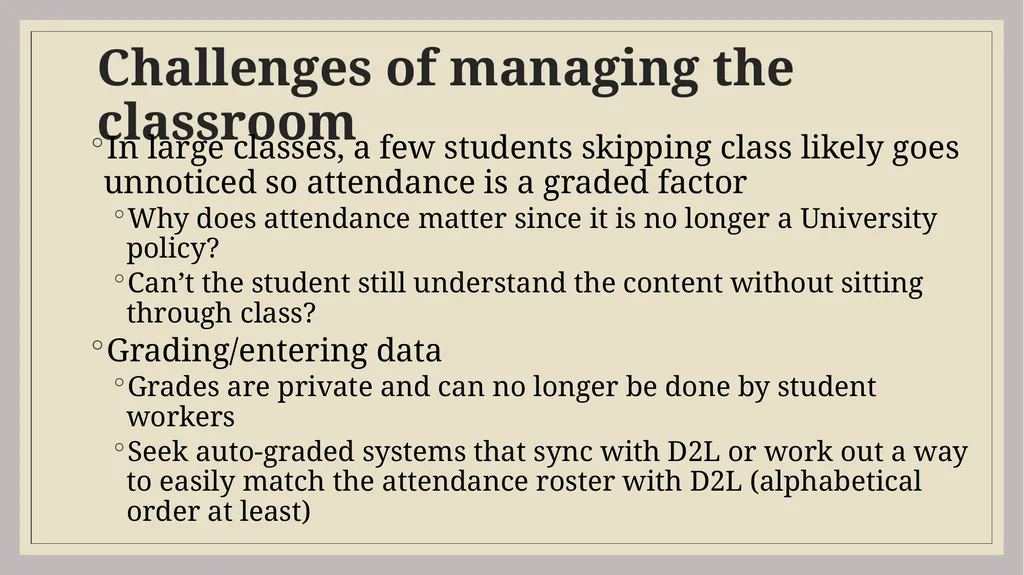 Student-Centered Teaching in Large Classes ORU - slide 2 of 15