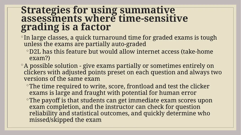 Student-Centered Teaching in Large Classes ORU - slide 12 of 15