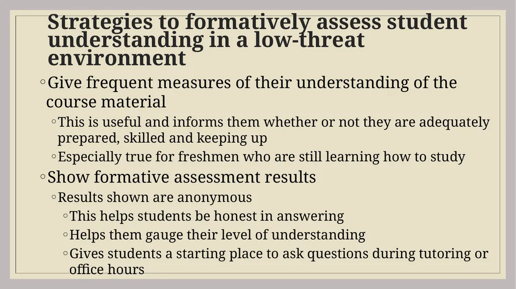 Student-Centered Teaching in Large Classes ORU - slide 11 of 15