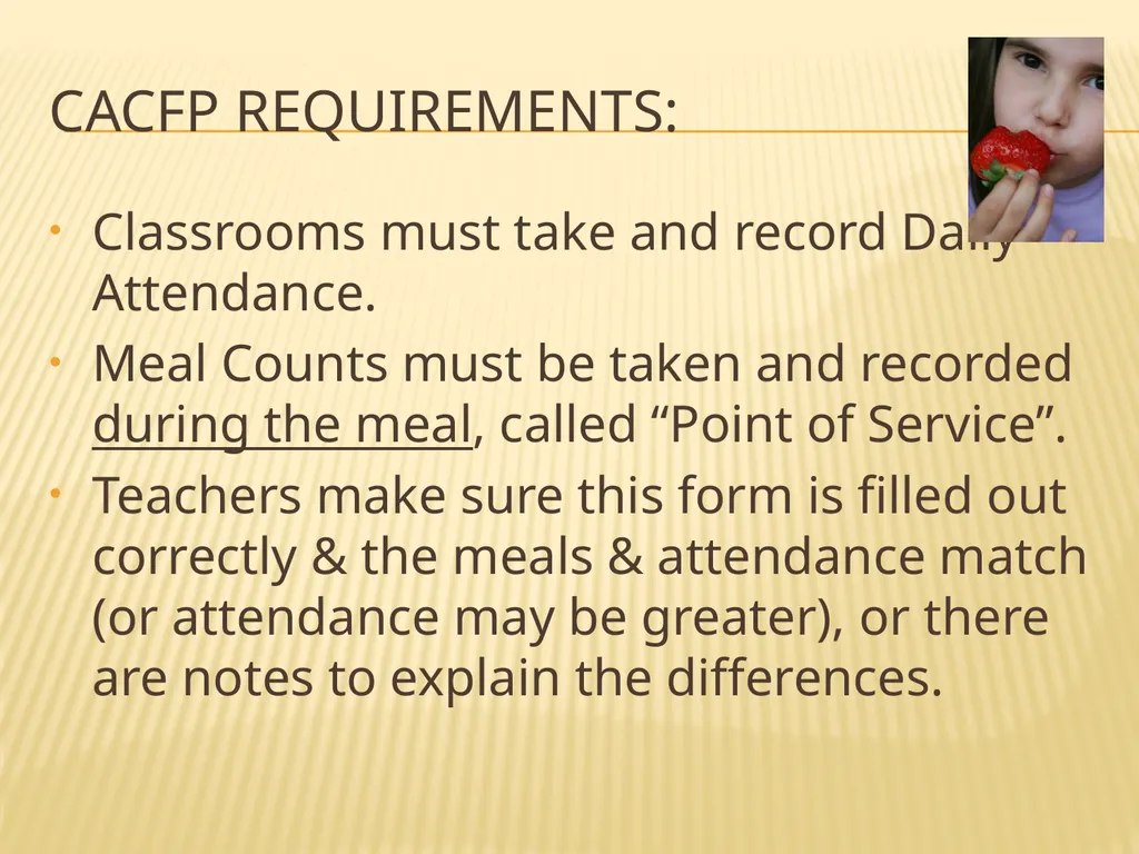 CACFP Child Care Center STAFF Training Civil - slide 4 of 32