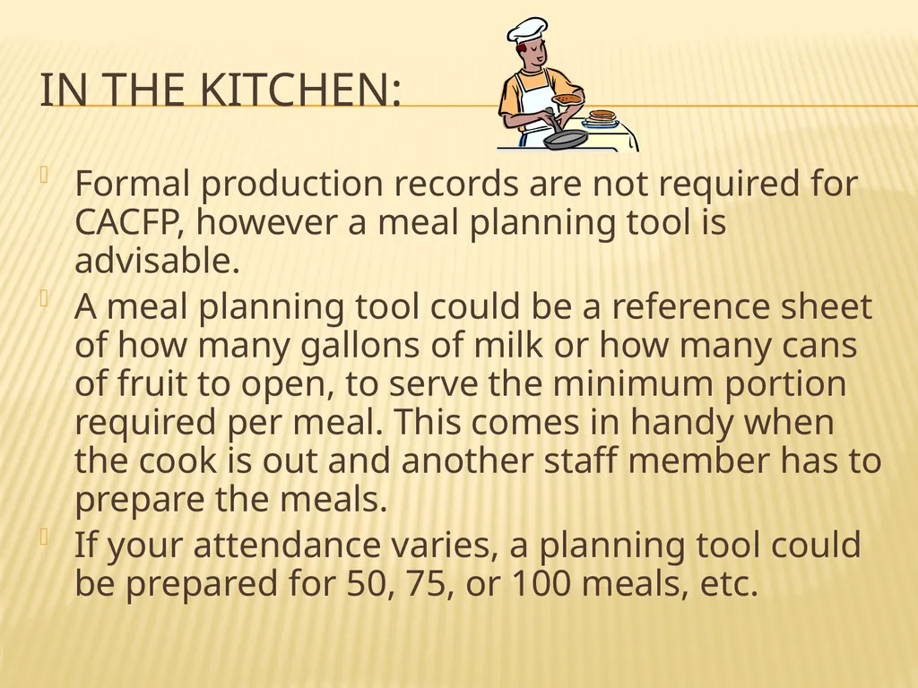 CACFP Child Care Center STAFF Training Civil - slide 23 of 32