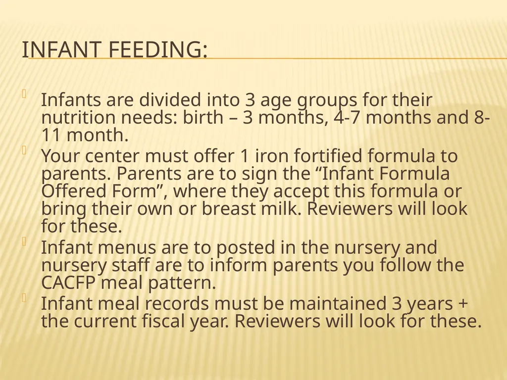CACFP Child Care Center STAFF Training Civil - slide 28 of 32