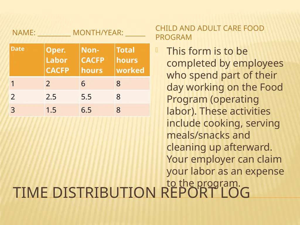 CACFP Child Care Center STAFF Training Civil - slide 26 of 32