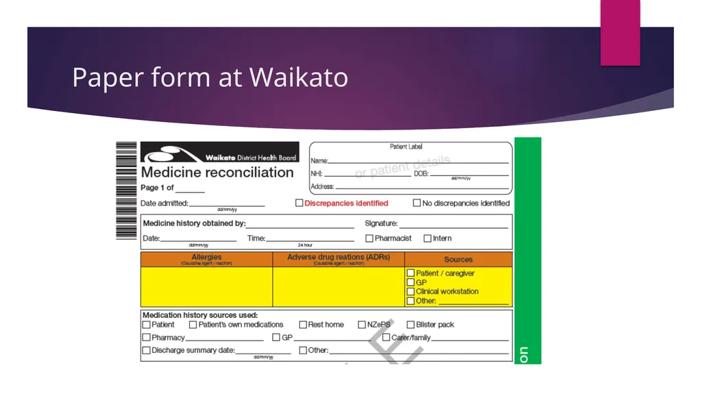 Medicine Reconciliation Catherine Wilson – - slide 16 of 24