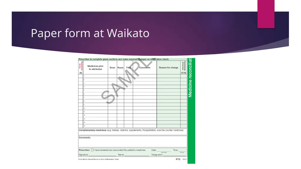 Medicine Reconciliation Catherine Wilson – - slide 17 of 24