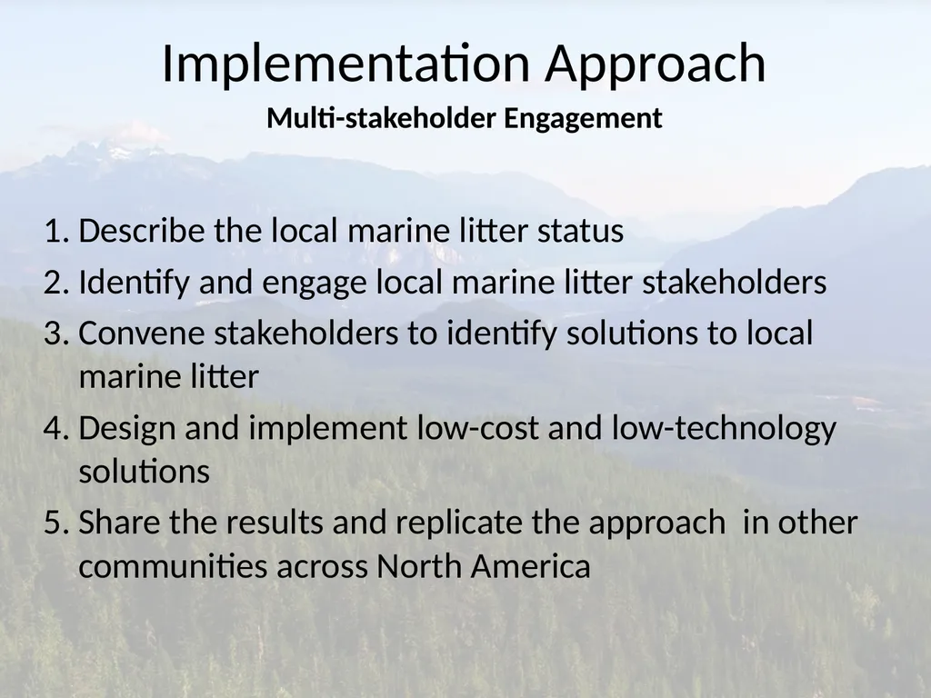 Finding Community Solutions to Reducing Marine - slide 3 of 14