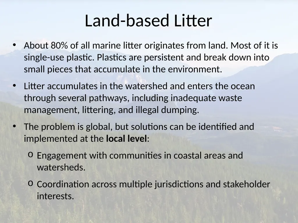 Finding Community Solutions to Reducing Marine - slide 2 of 14