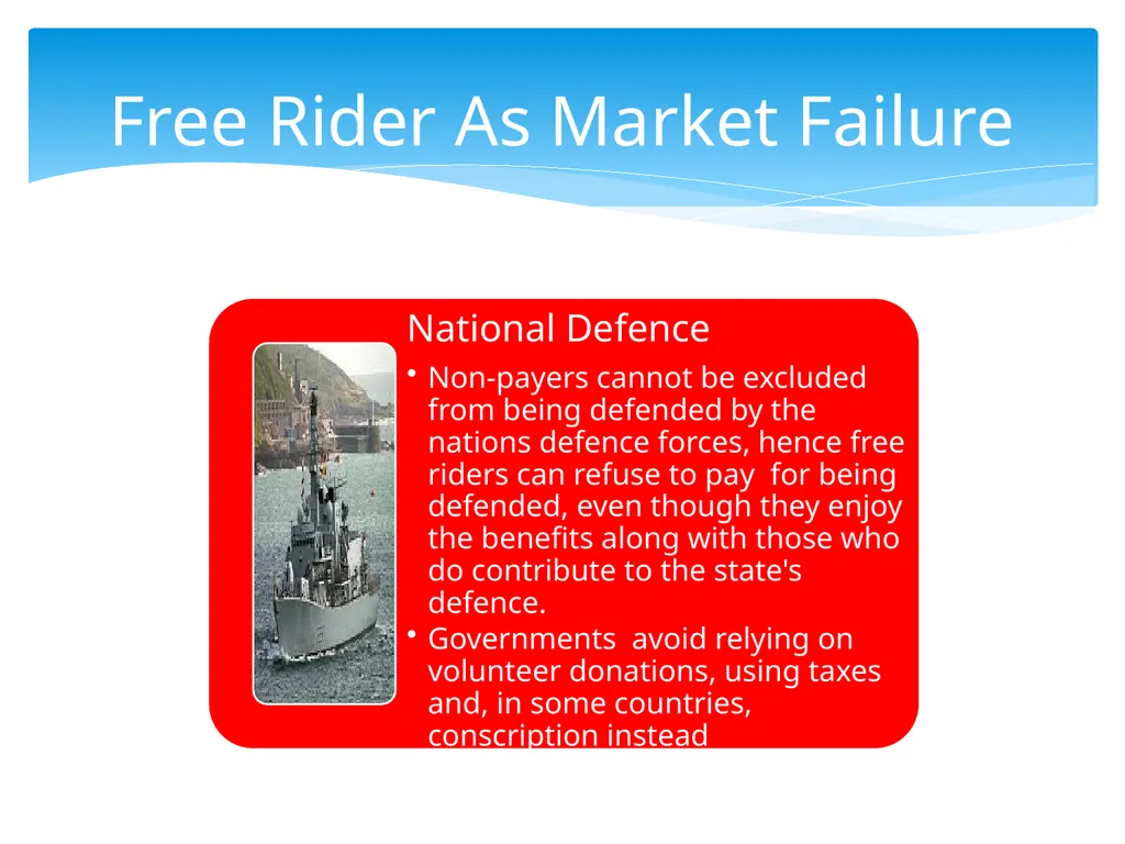 1.4.2 Types of Market Failure 1.4.2.4 Lack of - slide 23 of 30
