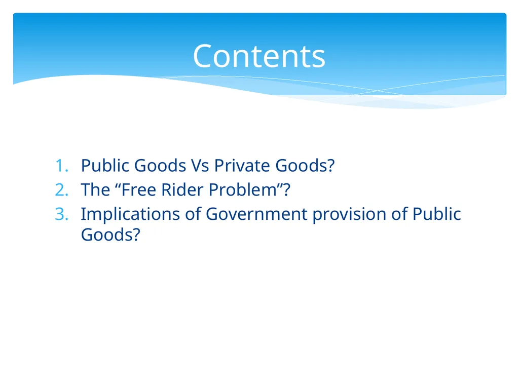 1.4.2 Types of Market Failure 1.4.2.4 Lack of - slide 2 of 30