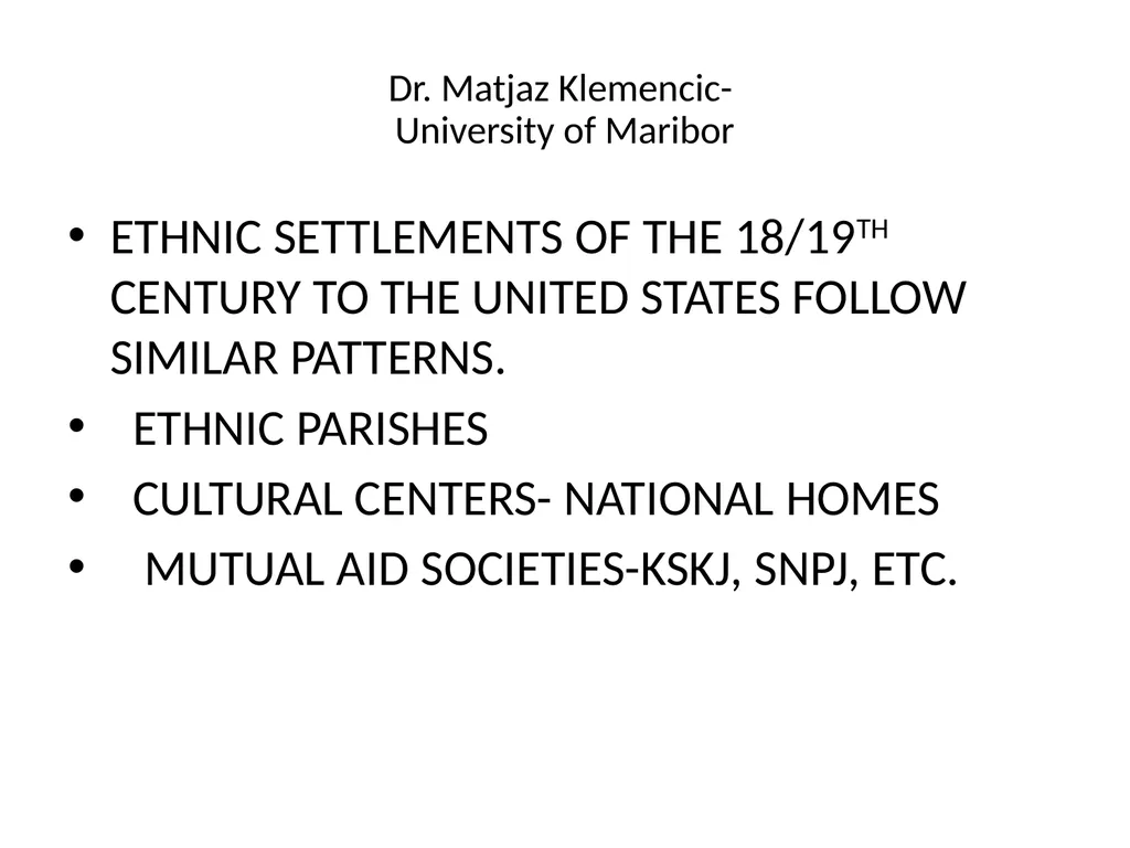 SLOVENIAN IMMIGRATION TO THE MINNESOTA IRON RANGE - slide 3 of 50
