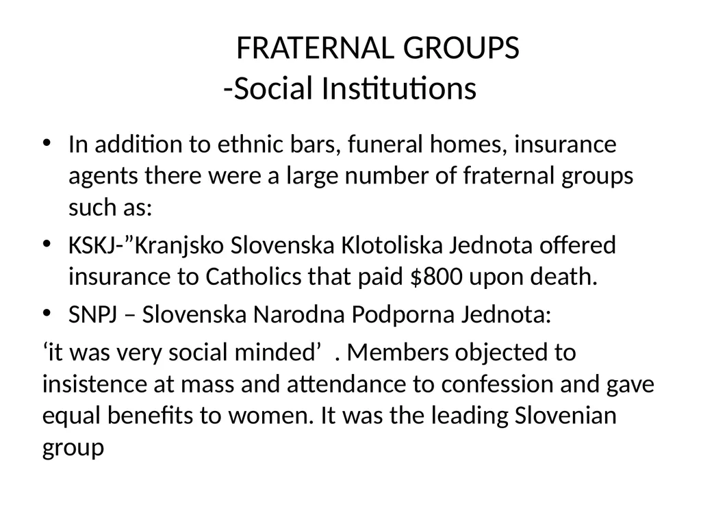 SLOVENIAN IMMIGRATION TO THE MINNESOTA IRON RANGE - slide 27 of 50