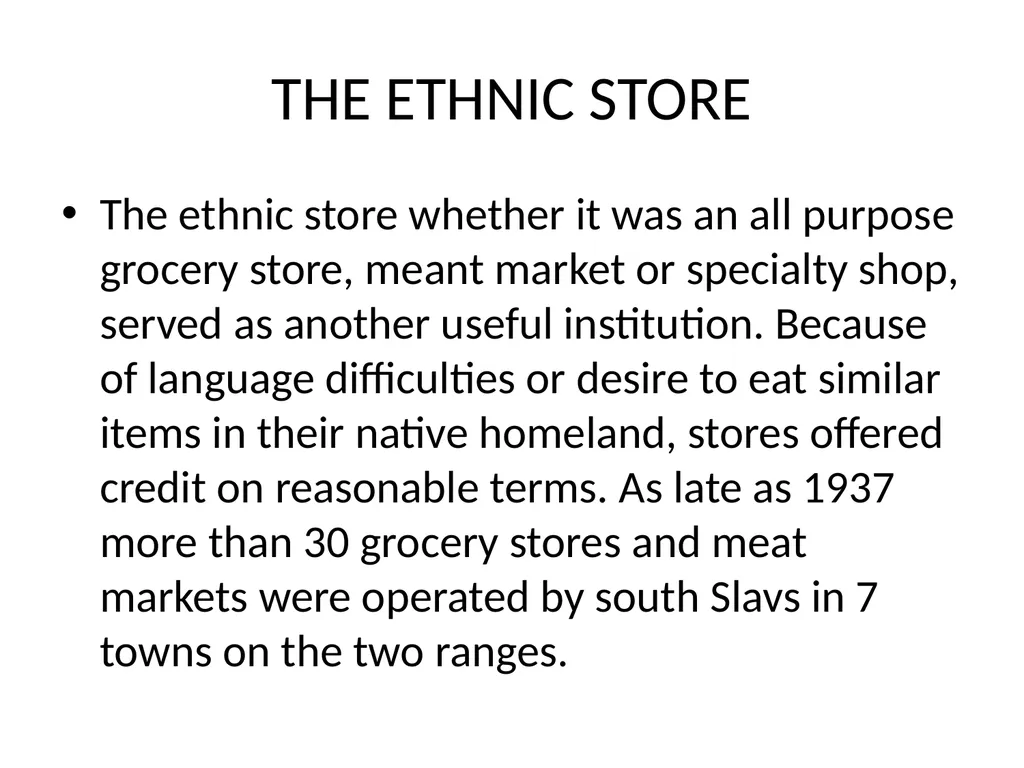 SLOVENIAN IMMIGRATION TO THE MINNESOTA IRON RANGE - slide 26 of 50