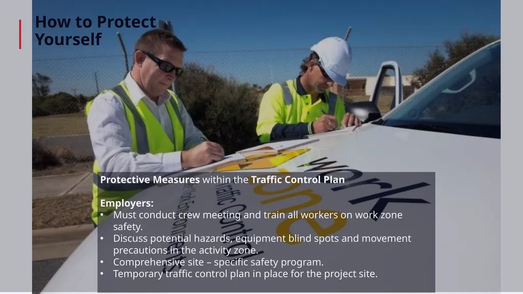 Click anywhere to get started… WORK ZONE / TRAFFIC - slide 8 of 11