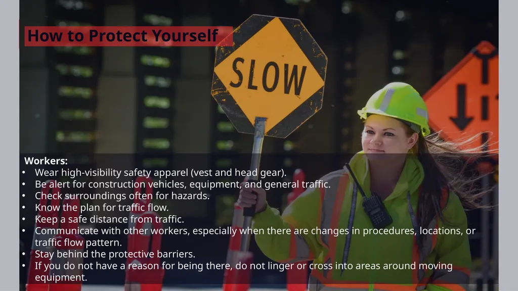 Click anywhere to get started… WORK ZONE / TRAFFIC - slide 9 of 11