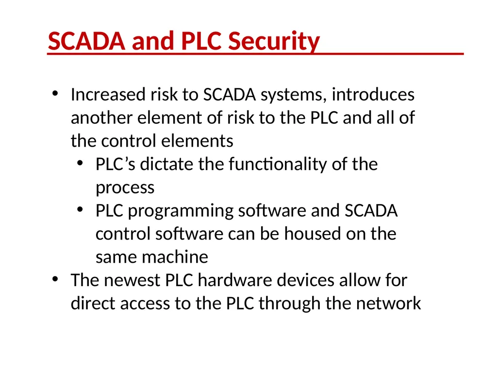 Supervisory Control and Data Acquisition (SCADA) - slide 16 of 32