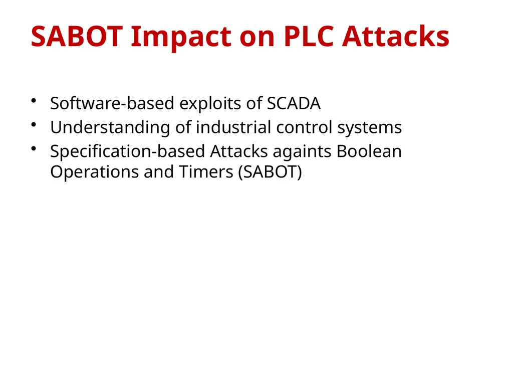 Supervisory Control and Data Acquisition (SCADA) - slide 31 of 32